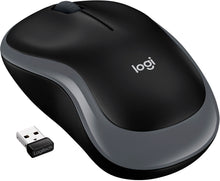 Load image into Gallery viewer, Logitech - M185 Wireless Optical Ambidextrous Mouse - Swift Gray