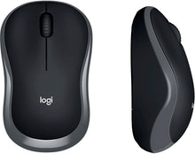 Load image into Gallery viewer, Logitech - M185 Wireless Optical Ambidextrous Mouse - Swift Gray