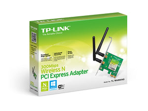 TP-Link Wireless N300 PCI-E Adapter 2.4Ghz 300Mbps