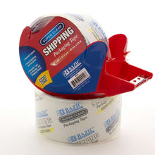 Load image into Gallery viewer, BAZIC Heavy Duty Super Clear Packing Tape w/ Dispenser 1.88&quot; x 27.3 Yards
