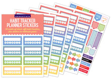 Load image into Gallery viewer, ESSENTIALS HABIT TRACKER PLANNER STICKERS