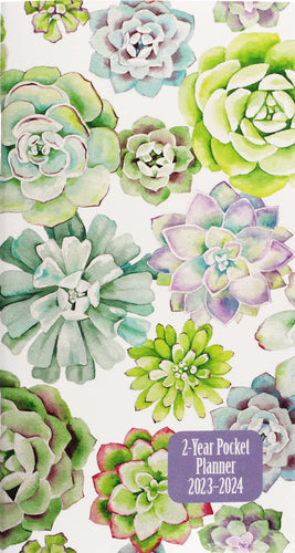 2023-24 SUCCULENT GARDEN 2 YEAR POCKET PLANNER