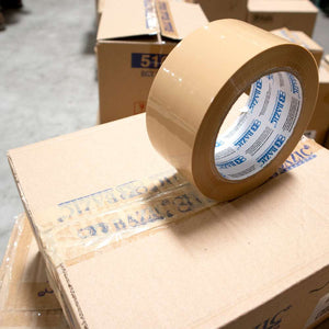 BAZIC 1.88" X 109.3 YARDS INDUSTRIAL TAN PACKING TAPE