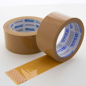 BAZIC 1.88" X 109.3 YARDS INDUSTRIAL TAN PACKING TAPE