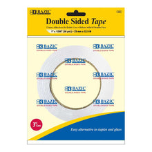 Load image into Gallery viewer, BAZIC 1&quot; X 36 YARD (1296&quot;) DOUBLE SIDED TAPE
