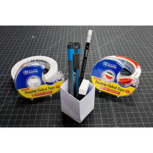 BAZIC 3/4" * 500" DOUBLE SIDED PERMANENT TAPE W/DISPENSER