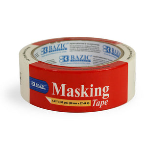 BAZIC 1.41" X 1080" (30 YARDS) GENERAL PURPOSE MASKING TAPE