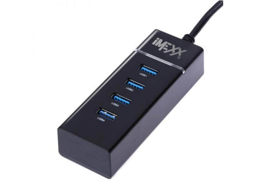 USB HUB - USB 3.0 - 4 PORTS BAR BLACK