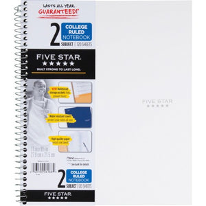 Mead Wirebound 2-Subject Notebook (06188)