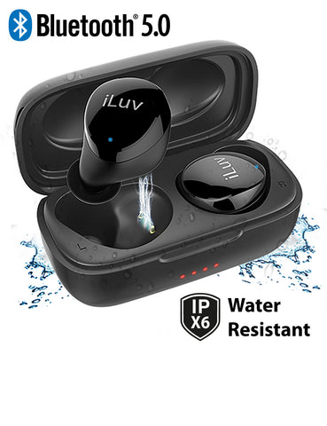 iLuv Bubble Gum Air True Wireless In Ear Headphones Black Innovative Superstore