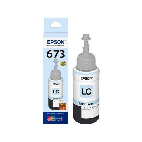 EPSON 673 INK BOTTLE - LIGHT CYAN