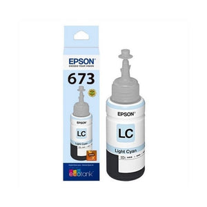 EPSON 673 INK BOTTLE - LIGHT CYAN