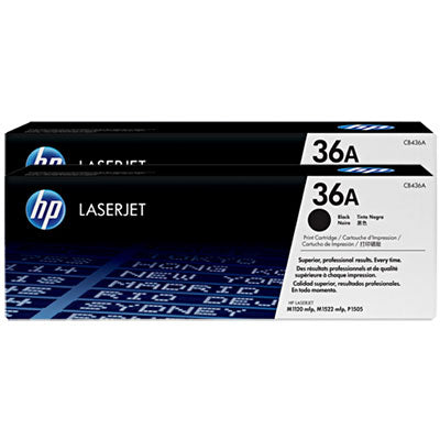 HP 36A Black Toner Dual Pack