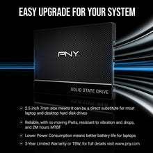 Load image into Gallery viewer, PNY CS900 120GB 3D NAND 2.5&quot; SATA III Internal Solid State Drive (SSD)