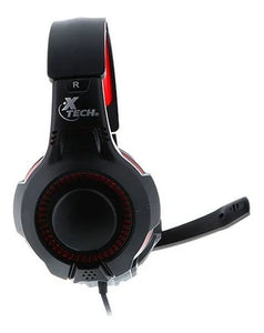 XTECH HEADSET WIRED GAMING-BACKLIT - USB -VOLUME CONTROL