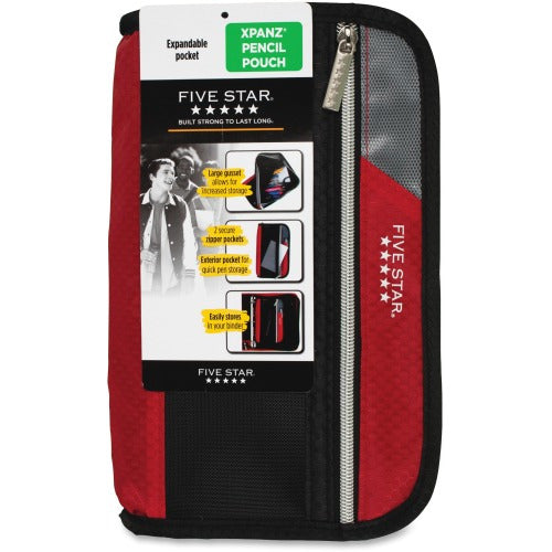 MEAD FIVE STAR XPANZ ZIPPER POUCH ASST
