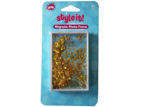 BE STRONG GLITTER CONFETTI MAGNETIC LOCKER