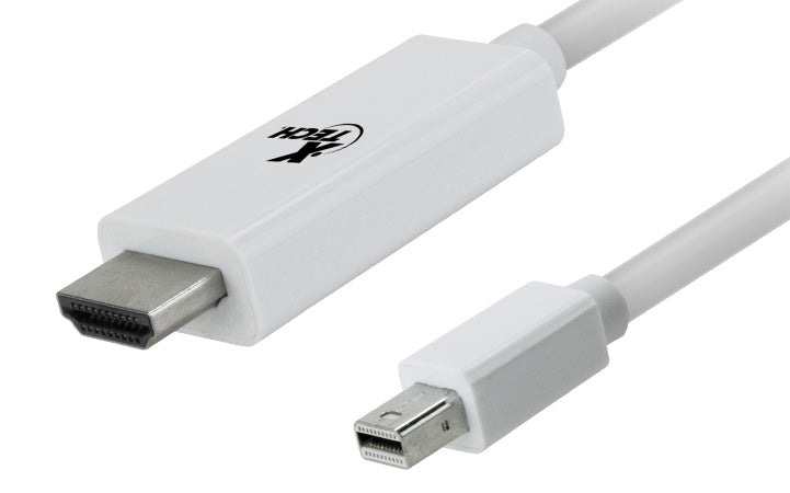 XTECH VIDEO/AUDIO CABLE MINI DISPLAYPORT HDMI 1.82M-6'