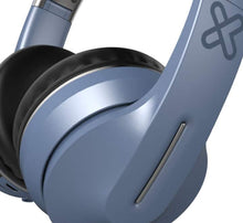 Load image into Gallery viewer, KLIPX FUNK HEADPHONES WITH MIC ON EAR BLUETOOTH WIRELESS, WIRED 3.5MM JACK BLUE