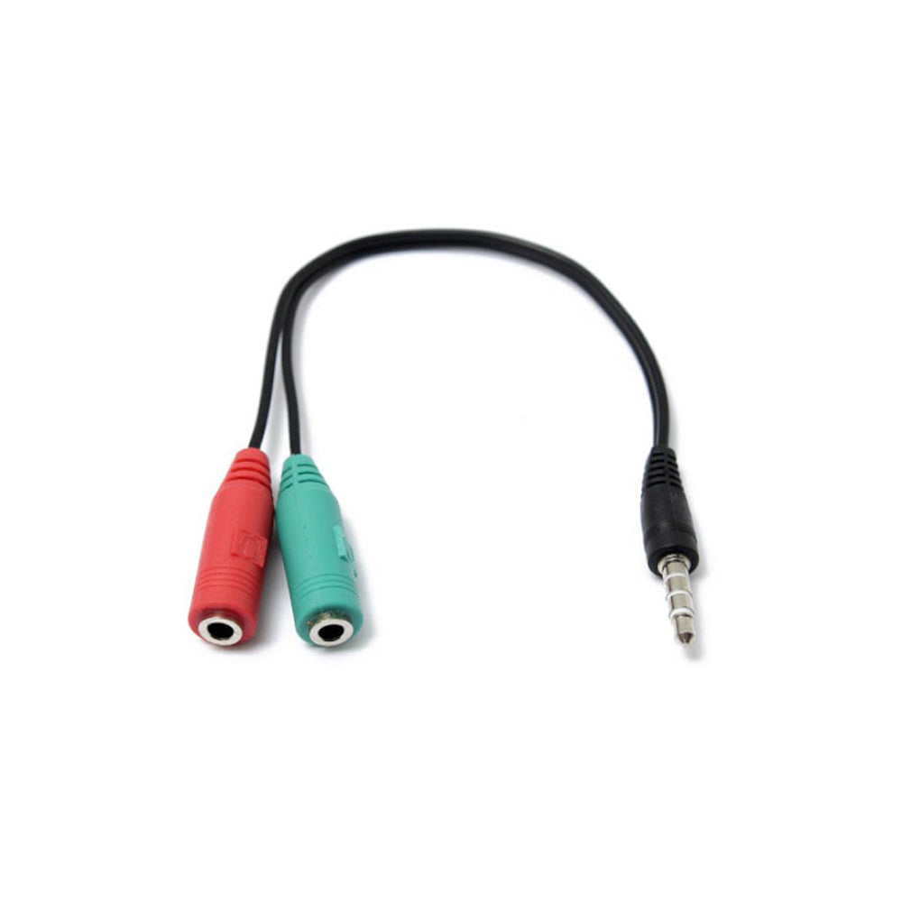 AUDIO CABLES - 3.5MM (M) TO 3.5MM  (F), PC  TO CELL, DUAL MIC/AUDIO STEREO,  SMA