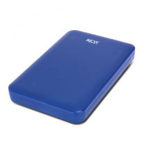 Load image into Gallery viewer, ENCLOSURE - 2.5&quot; 5/7MM SATA, SCREWLESS WITH POUNCH/CABLE, ABS BLUE V.3.0