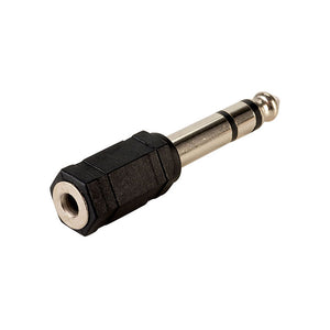 AUDIO ADAPTER - 6.35MM (M) TO 3.5MM (F)