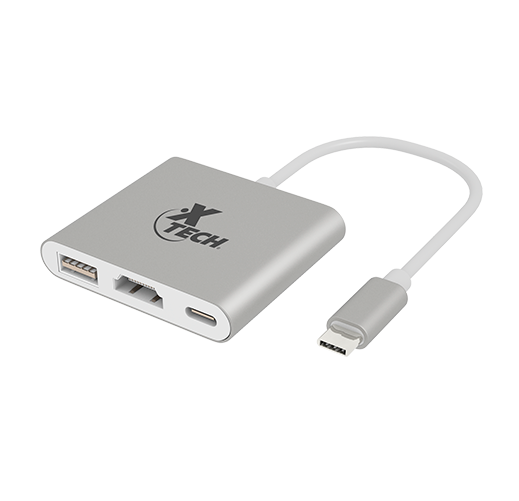XTECH VIDEO ADAPTER USB TYPE C - HDMI F TYPE C F USB 3.0