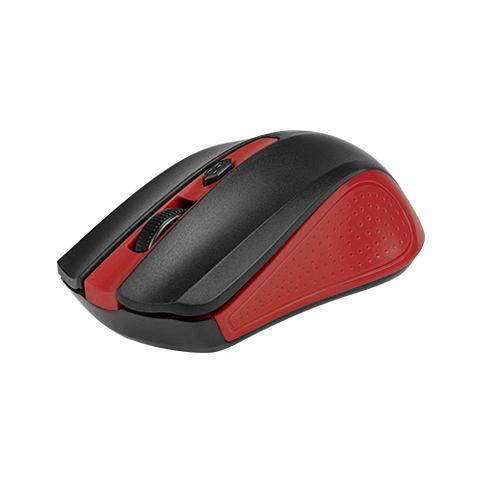 XTECH MOUSE WIRELESS 2.4GHZ 4-BUTTON 1600DPI RED