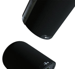 KLIPX PORT TWS AUDIO SPEAKER - BLACK WITH GREEN ACCENTS 20W - IPX7