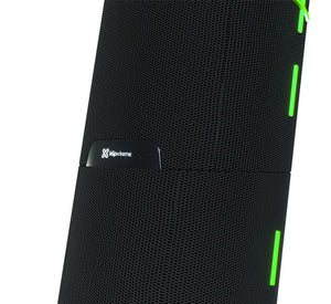 KLIPX PORT TWS AUDIO SPEAKER - BLACK WITH GREEN ACCENTS 20W - IPX7