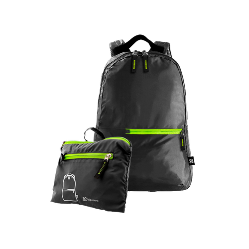 KLIPX LITEPACK FOLDABLE BACKPACK 25L BLACK
