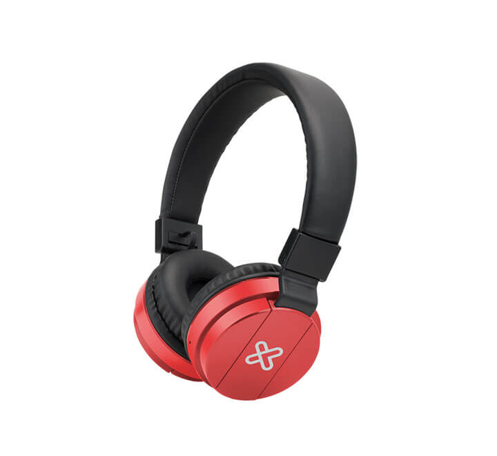 KLIPX FURY HEADPHONE WLS-BT ON EAR BLUETOOTH RED