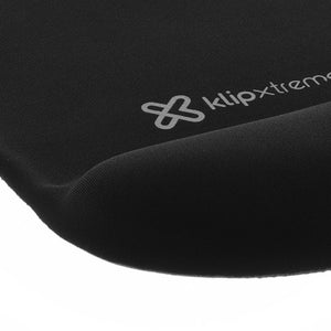 KLIPX GEL MOUSE PAD- MOUSE PAD WITH WRIST PILLOW BLK