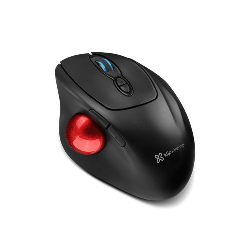 KLIPX MOUSE 2.4GHZ WIRELESS BLACK TRACKBALL