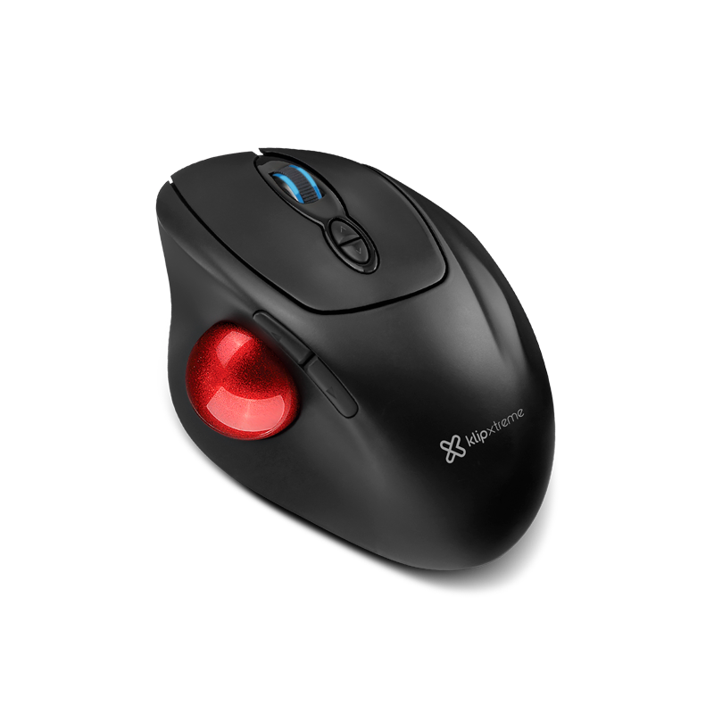 KLIPX MOUSE 2.4GHZ WIRELESS BLACK TRACKBALL