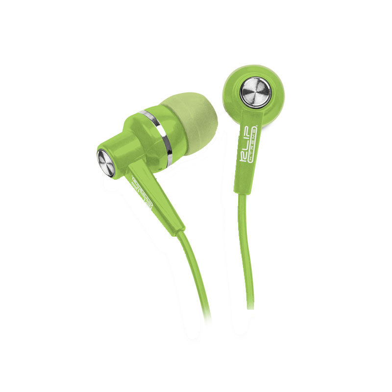 KLIPX HEADSETS IN EAR GREEN