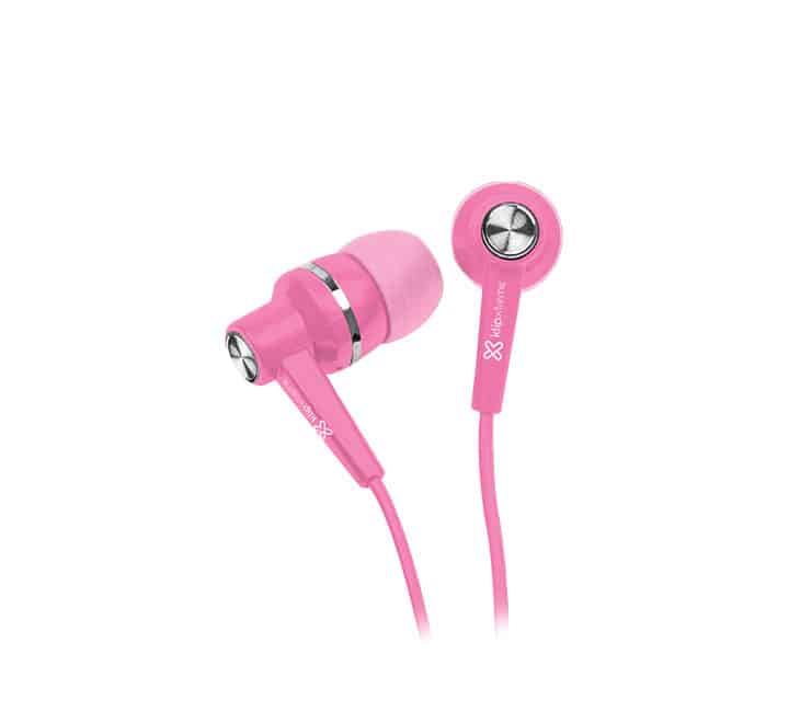 KLIPX HEADPHONES IN EAR PINK