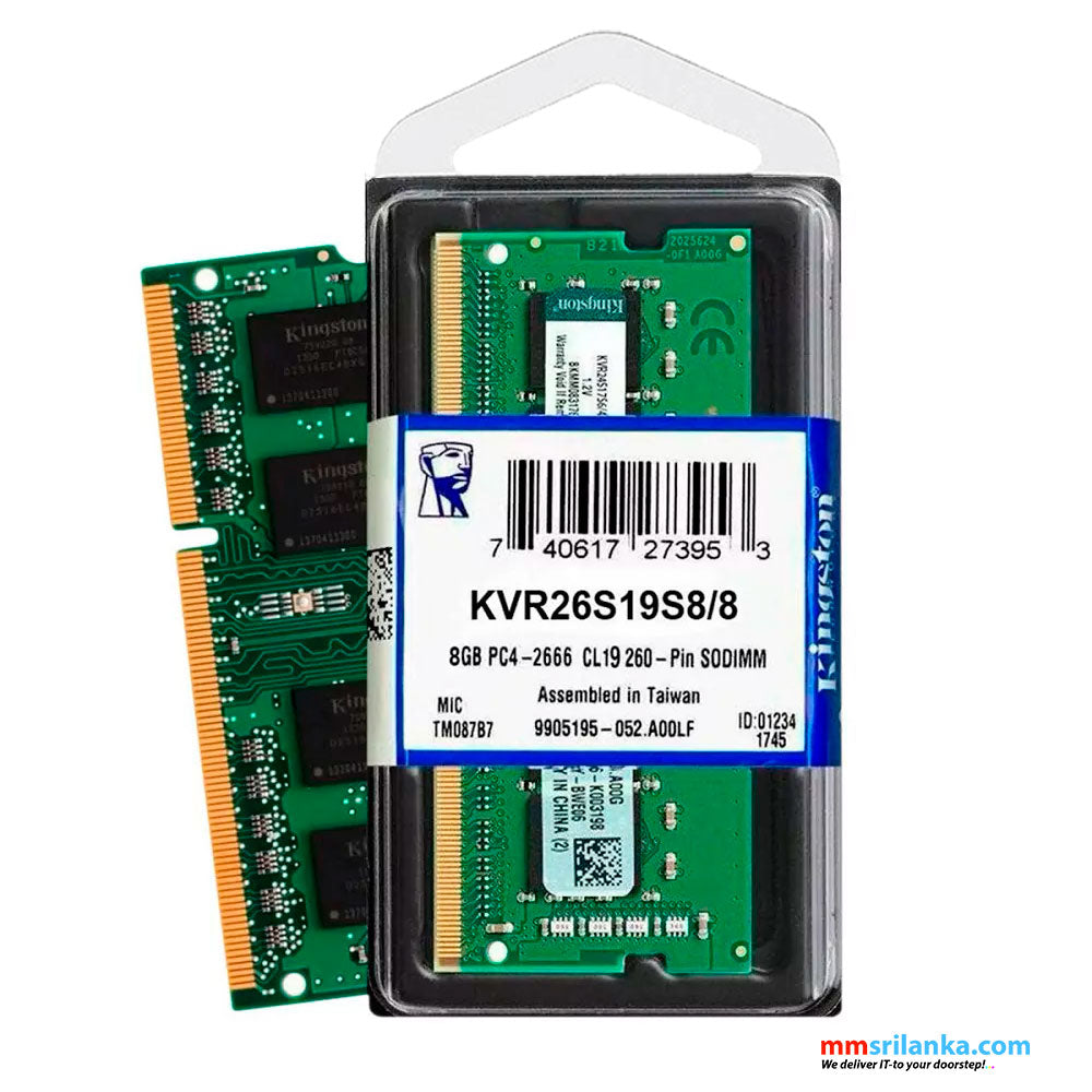 KVR 8GB 2666MHZ DDR4