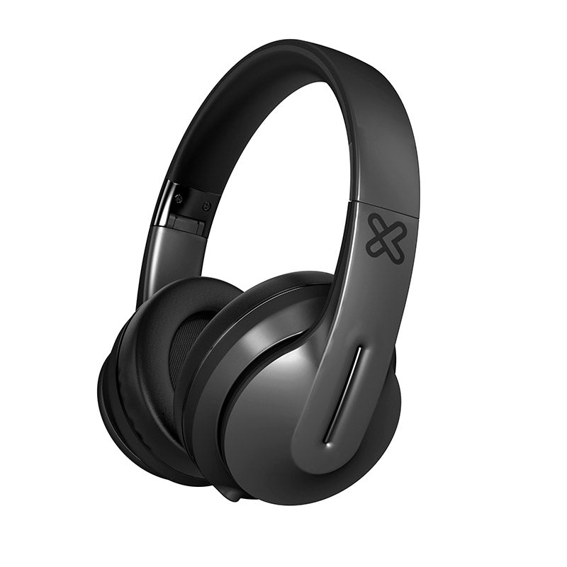 KLIPX FUNK HEADSET WITH MIC-ON-EAR BLUETOOTH-WIRELESS,WIRED 3.5MM JACK - BLACK