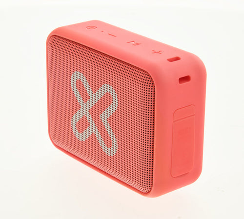 KLIPX PORT TWS NIRTO WATERPROOF BLUETOOTH SPEAKER CORAL ORANGE