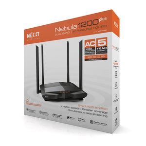 NEXXT SOLUTION CONNECTIVITY ROUTER WIRELESS DESKTOP 1200MBPS GIGA