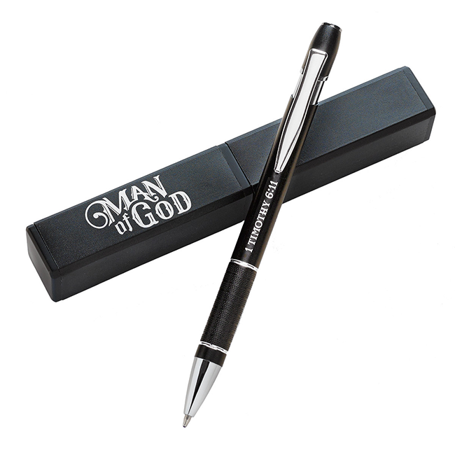 PEN IN CASE MAN OF GOD BLACK