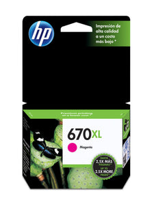 HP 670 XL MAGENTA INK