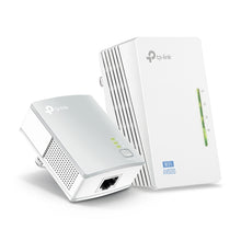 Load image into Gallery viewer, TP LINK AV500 WI-FI POWERLINE N300 RANGE EXTENDER STARTER KIT W/ 2 LAN