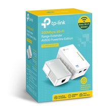 Load image into Gallery viewer, TP LINK AV500 WI-FI POWERLINE N300 RANGE EXTENDER STARTER KIT W/ 2 LAN
