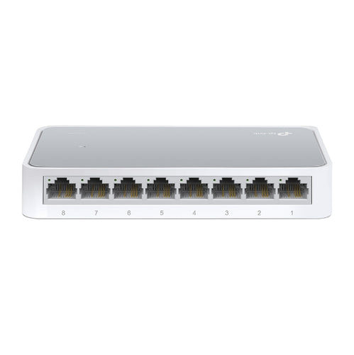 TP-LINK TL-SF1008D 10/100Mbps 8-Port Unmanaged Desktop Switch, Power-saving