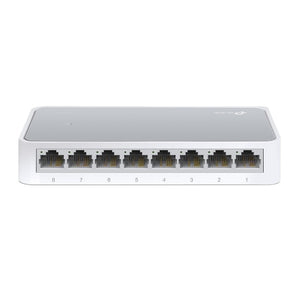 TP-LINK TL-SF1008D 10/100Mbps 8-Port Unmanaged Desktop Switch, Power-saving