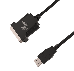 XTECH CABLE USB TO PARALLEL DB25M 6'