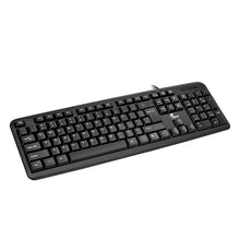 Load image into Gallery viewer, XTECH STANDARD WIRED KEYBOARD USB ENGLISH BLACK