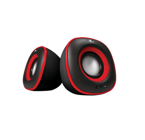 XTECH SPEAKER 2.0 CHANNEL 6W WIRED RED